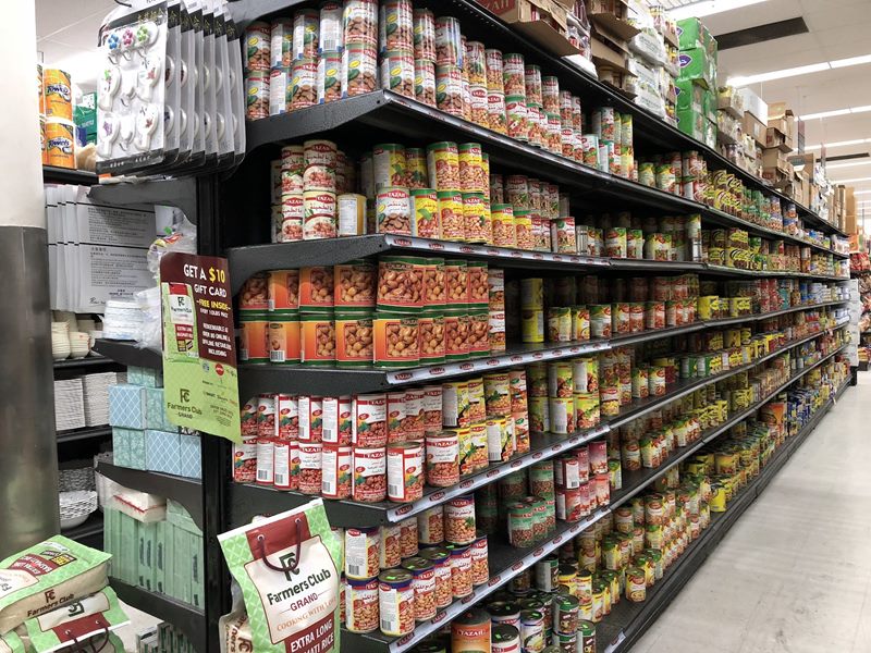 Almadina International Supermarket interior